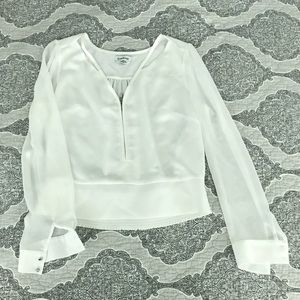 BEBE WHITE BLOUSE
